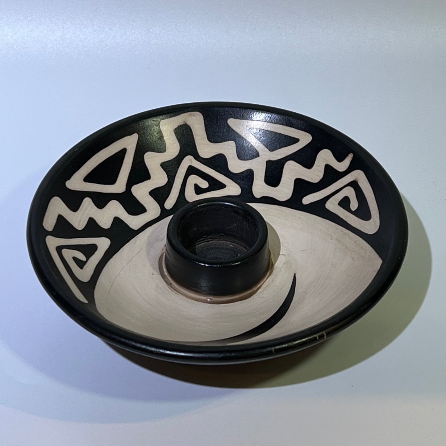 Aztec partten incense plate